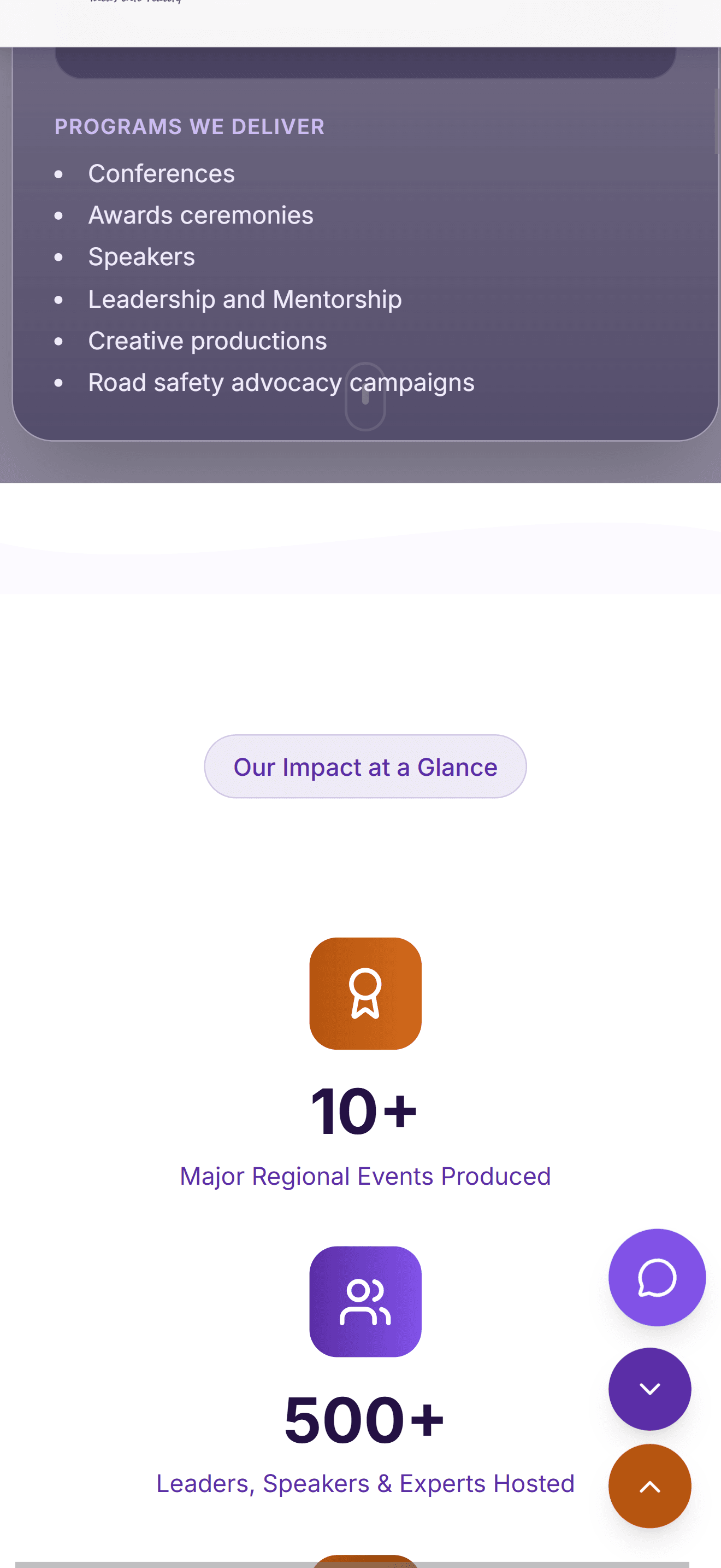 BH Media Agency mobile interface